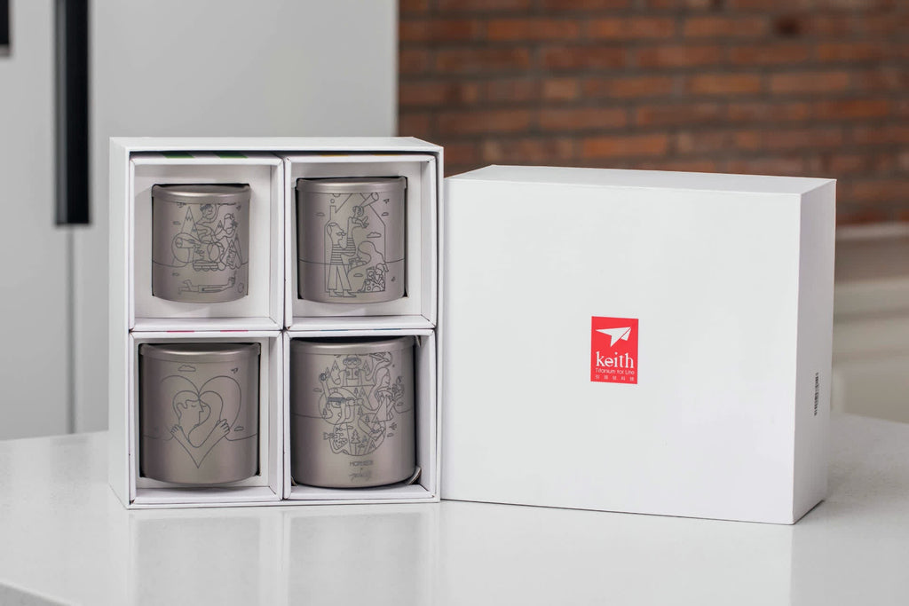 Set de Mugs en Titane