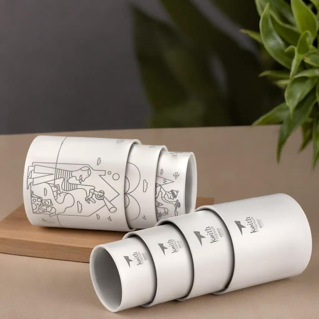 Set de Mugs en Titane