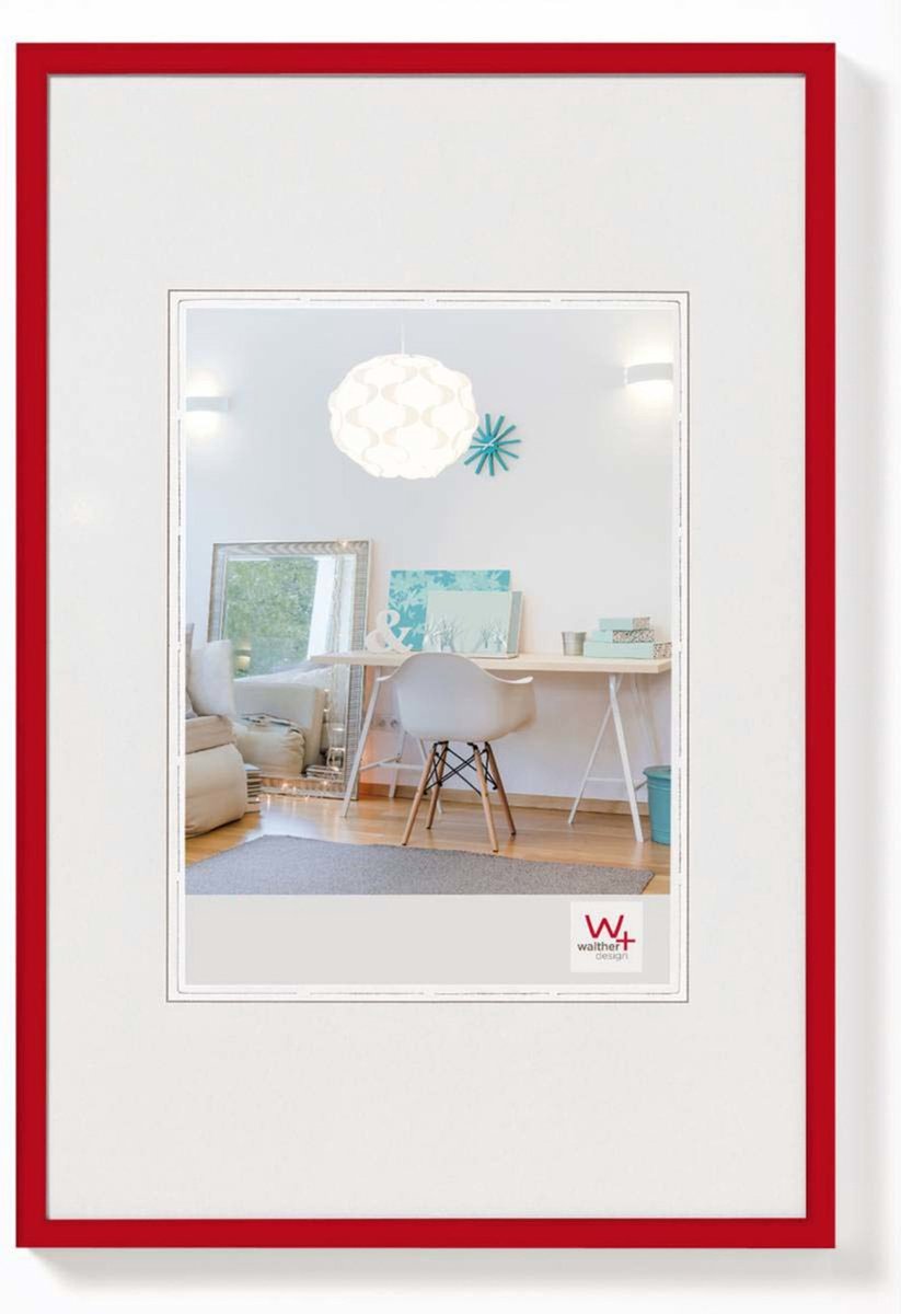 Walther new lifestyle - plastic frame - photo size 50x70 cm - red-0