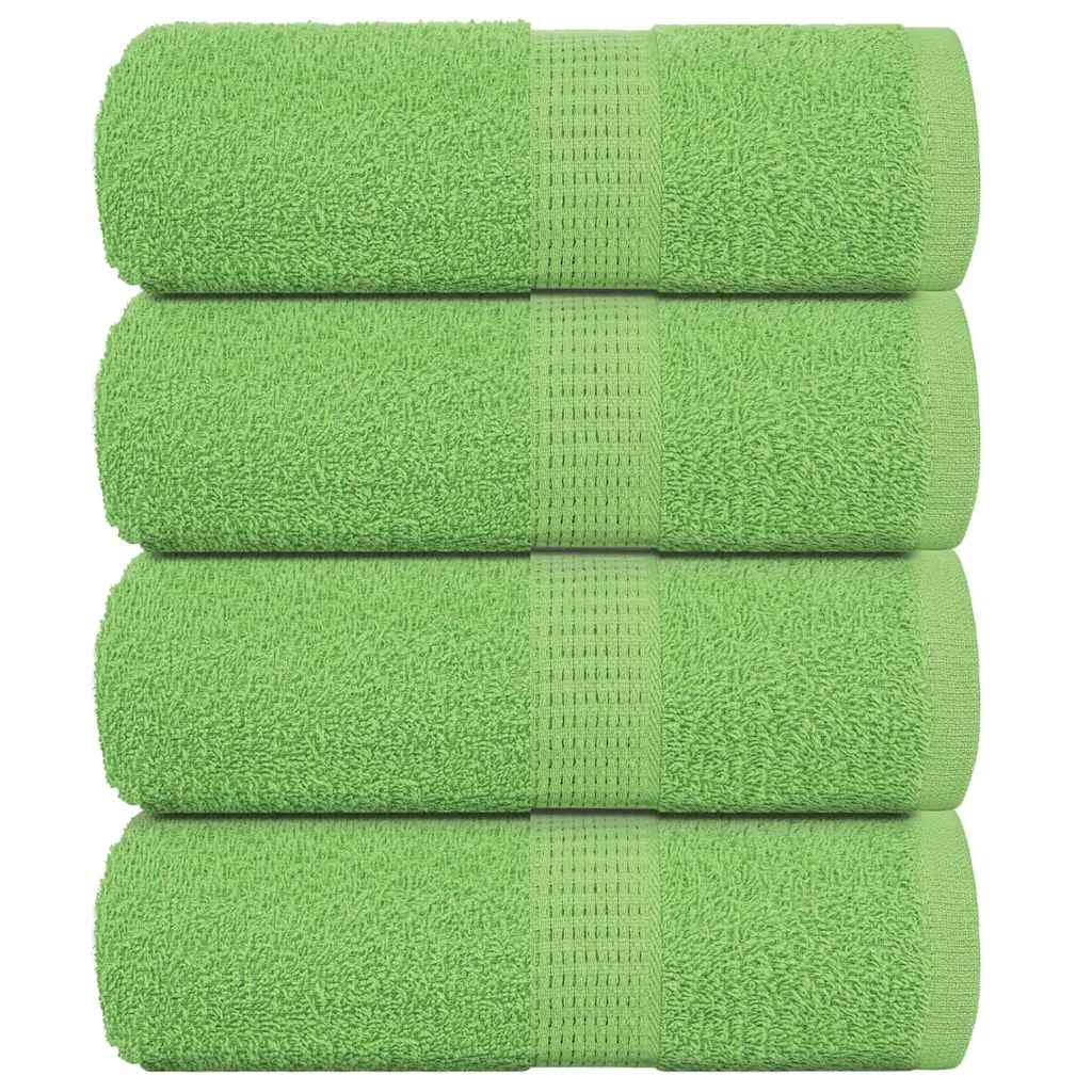 Vidaxx washcloths 4 pieces frogn apple green 30x30 cm 100% cotton