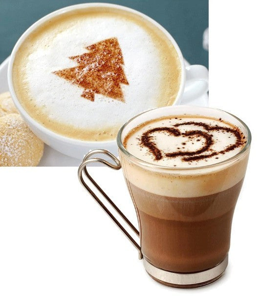 Latte art barista sablon, kávé díszítő sablon-4