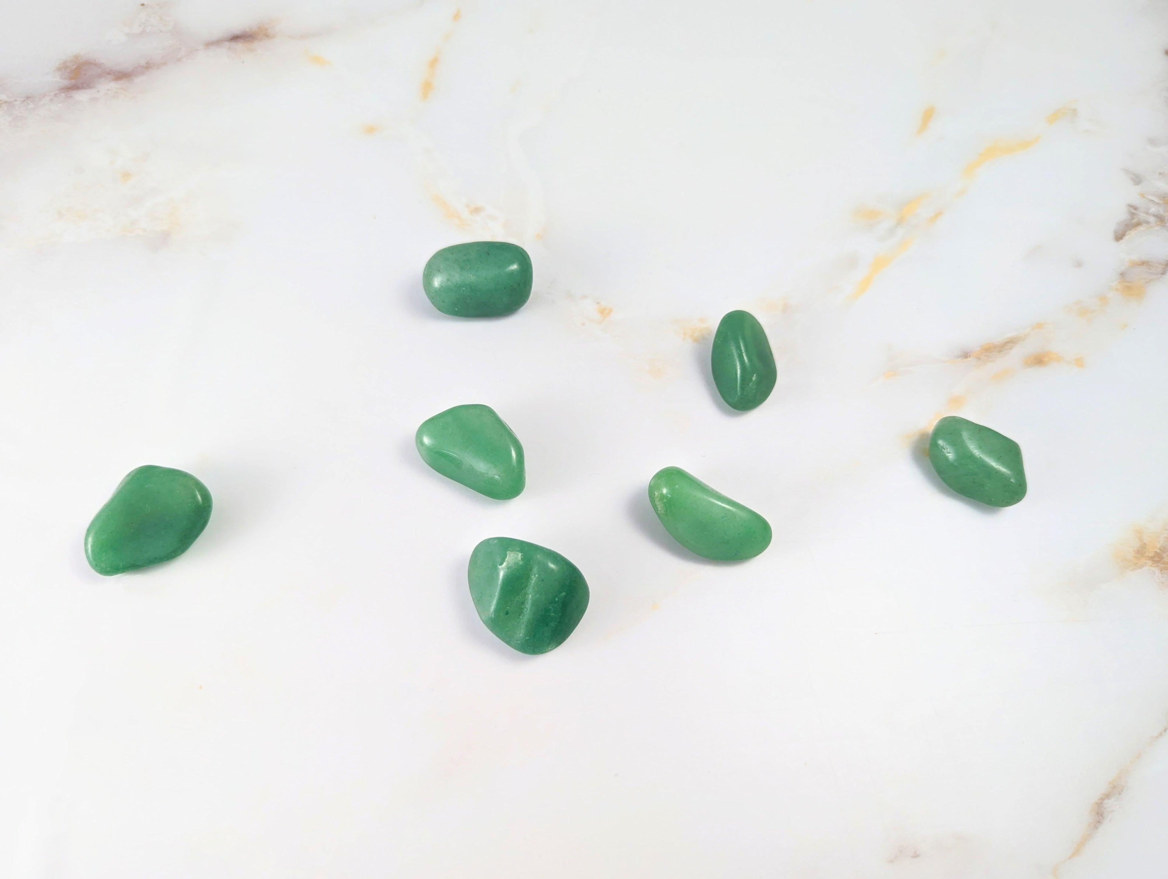 Pierre roulée en Aventurine verte