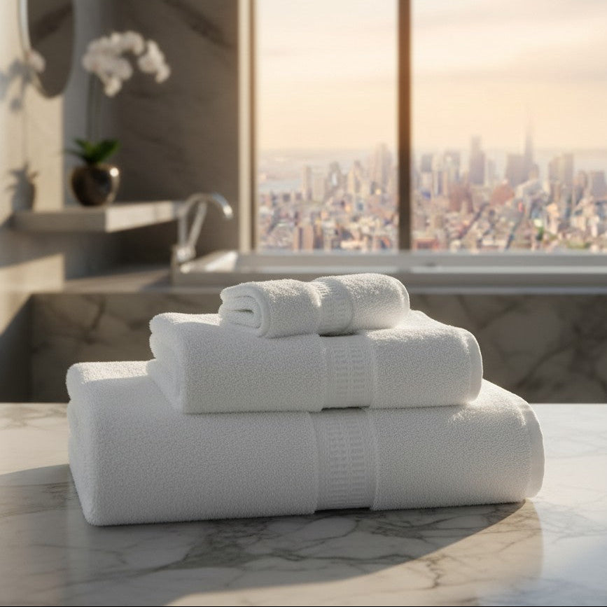 GRS Collection 100% 2 PLY Ring-Spun Premium Cotton Towels