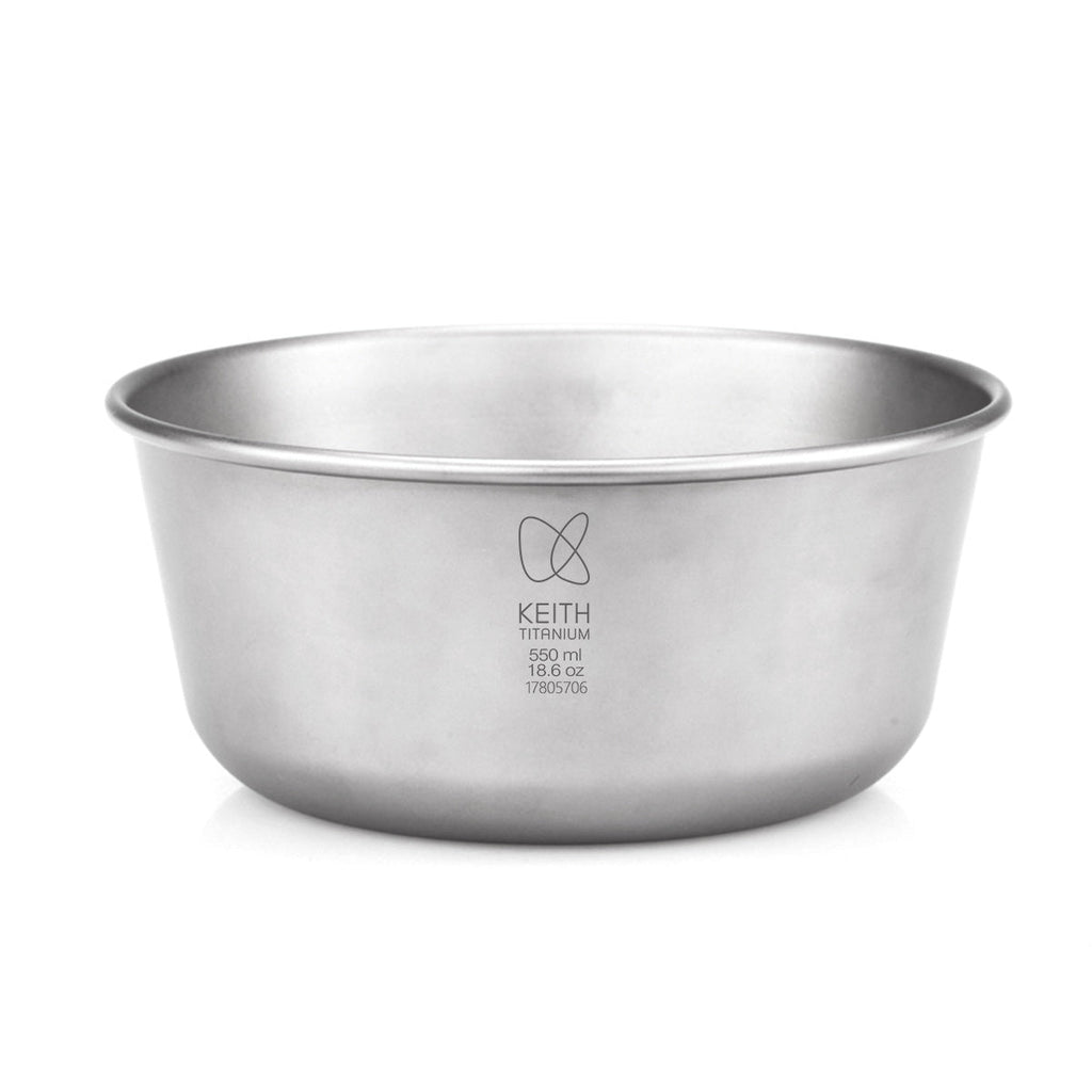 Bols Plats en Titane