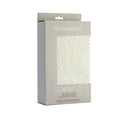 NNEDSZ Little Bamboo Jersey Fitted Sheet Cot Size Herringbone Whisper