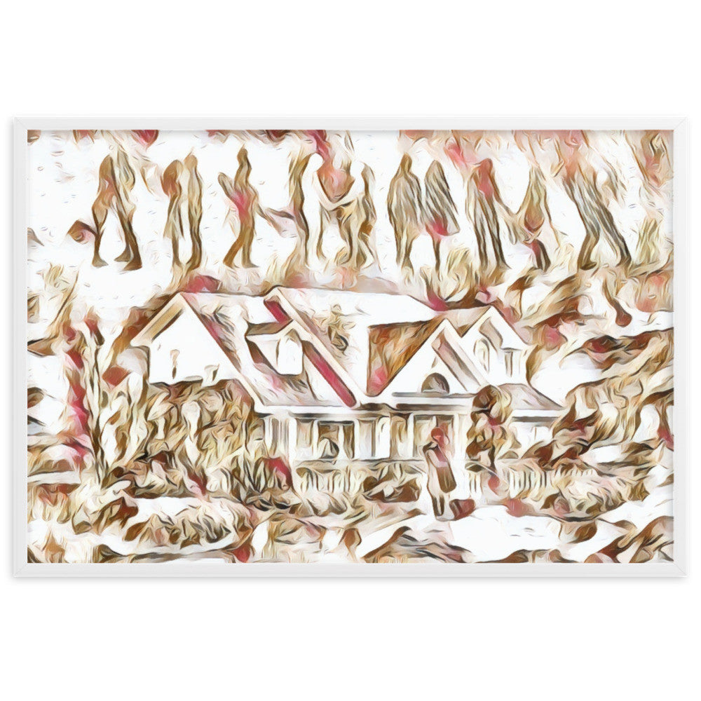 I WAS WAITING FOR YOU IN THE DREAM YOU HAD SEEN Special Edition Framed Poster