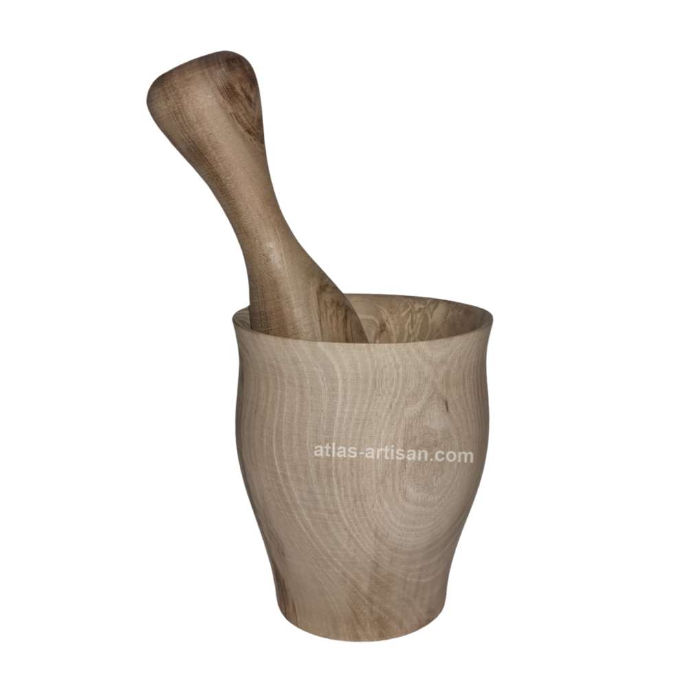 2 Mortars & Pestles of Walnut