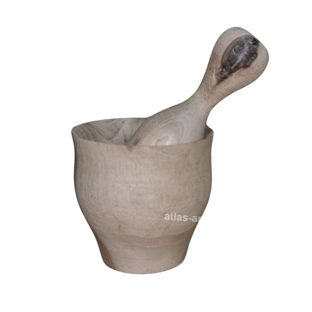 2 Mortars & Pestles of Walnut