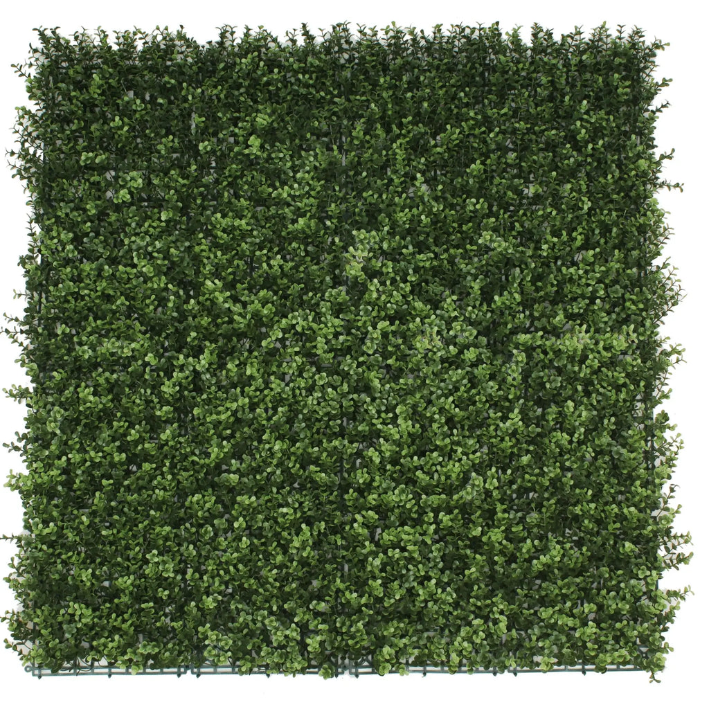 Natural Boxwood Artificial Vertical Garden Green Wall Panel 40×40in 11 SQ FT – UV Resistant – Commercial Grade-0