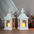 Set of 2 11''High Decorative Candle Lantern-0