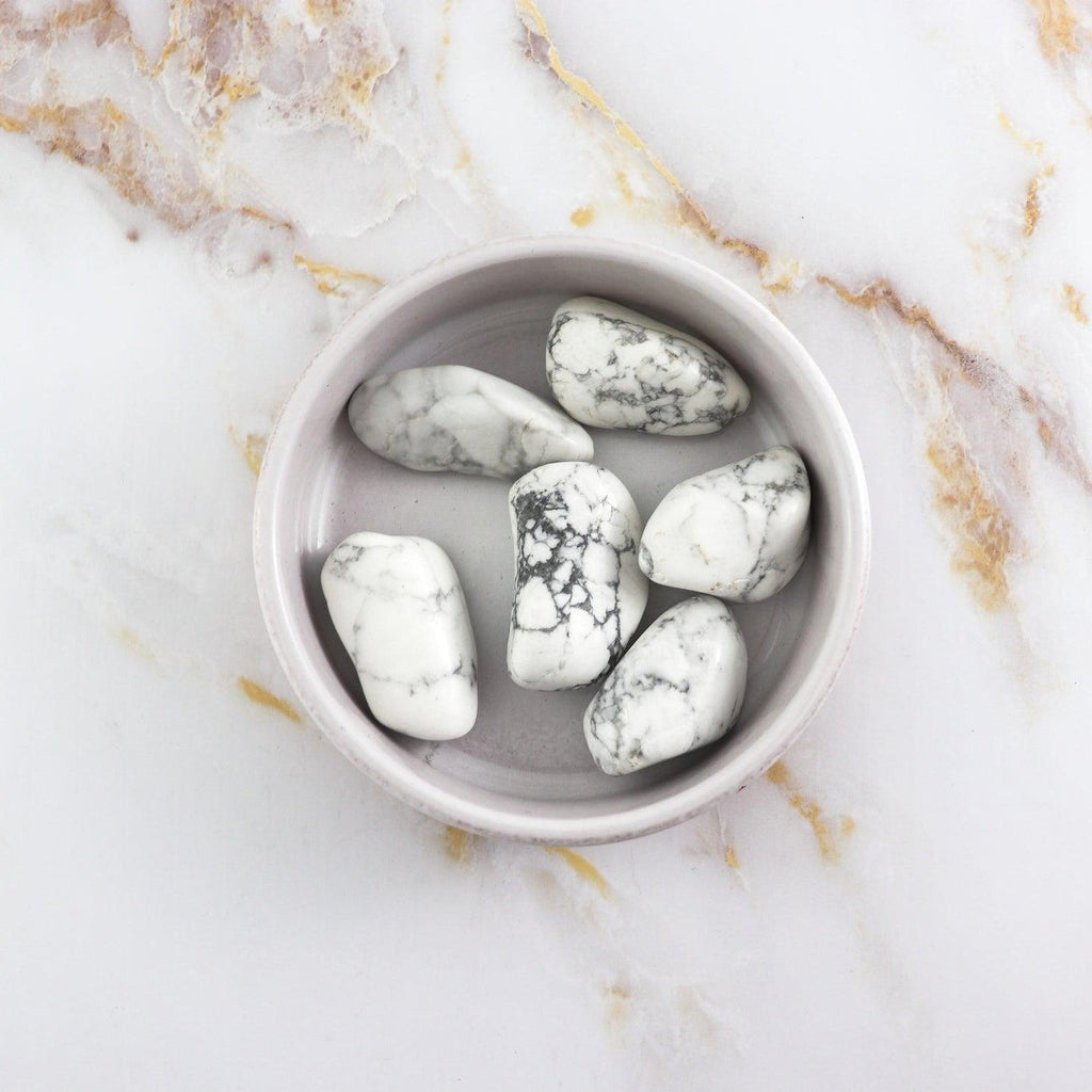 Howlite rolled stone-1